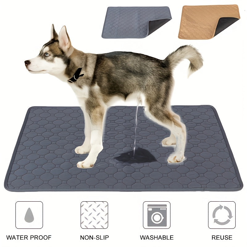 Washable & Reusable Pet Pee Pads - 4-Layer Training Mats for Dogs & Cats, Non-Slip, Easy to Clean - Ideal for Indoor & Outdoor Use Petforpets