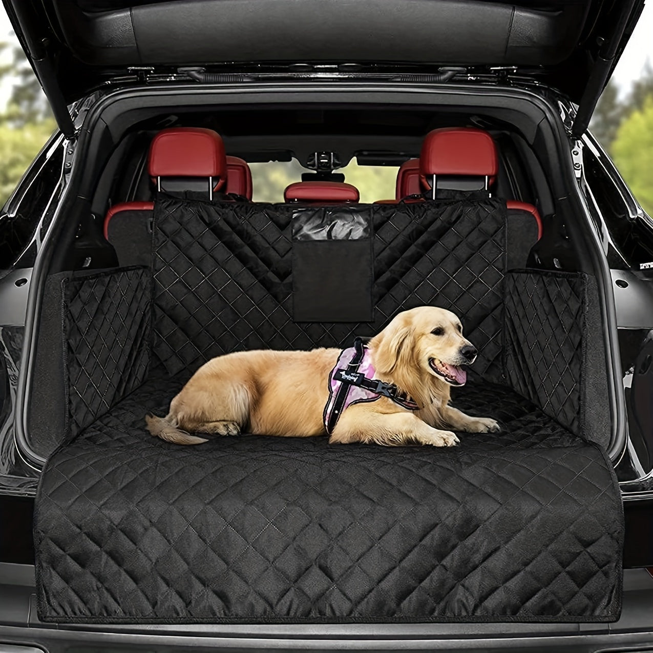 Coprisedile Auto per Cani SUV - Protezione Sedili 3 Strati Antiscivolo