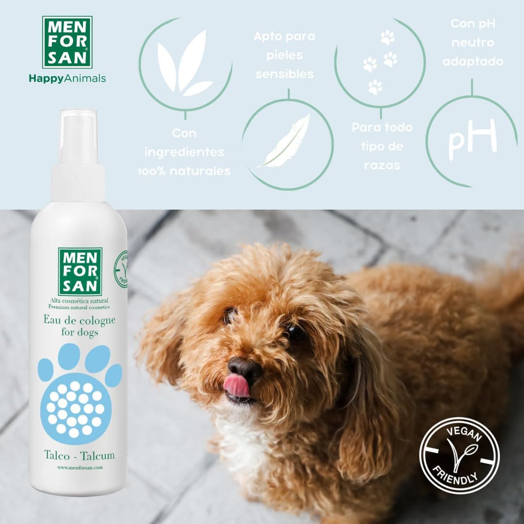 Parfum pour animaux domestiques Menforsan Talc en poudre (125 ml)