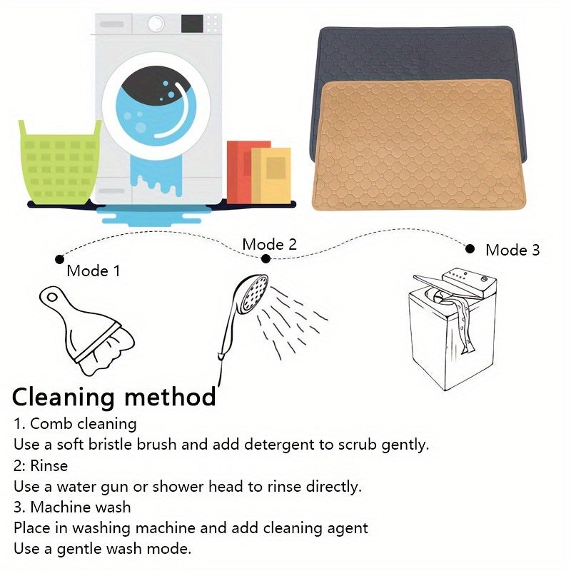 Washable & Reusable Pet Pee Pads - 4-Layer Training Mats for Dogs & Cats, Non-Slip, Easy to Clean - Ideal for Indoor & Outdoor Use Petforpets